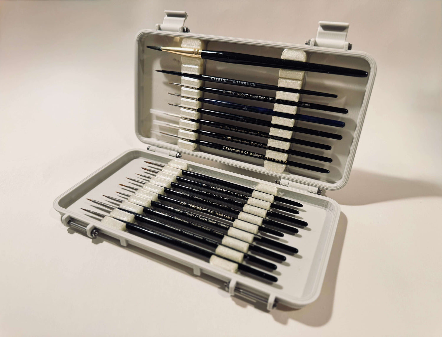 Paint brush Carry Case Open